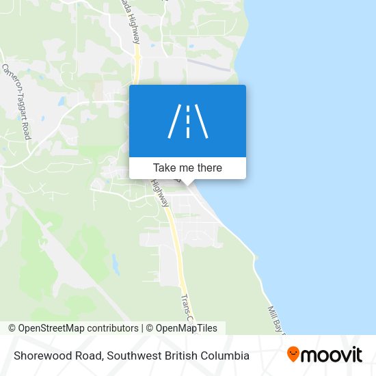 Shorewood Road map