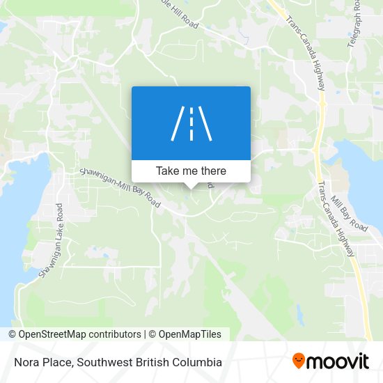 Nora Place map