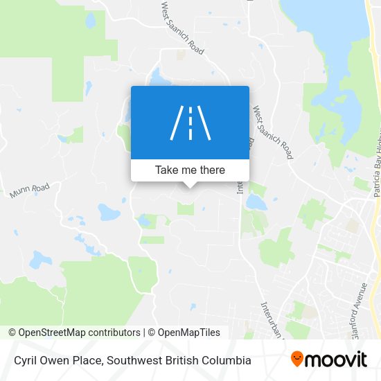 Cyril Owen Place map