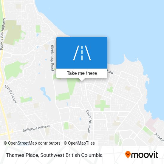 Thames Place map