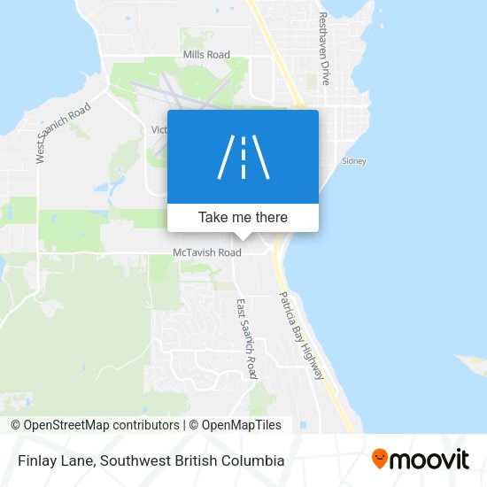 Finlay Lane map