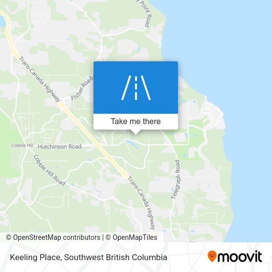 Keeling Place map