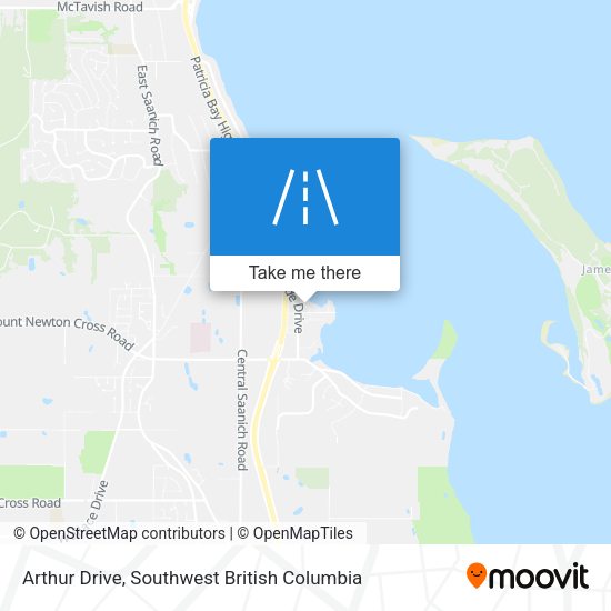 Arthur Drive map