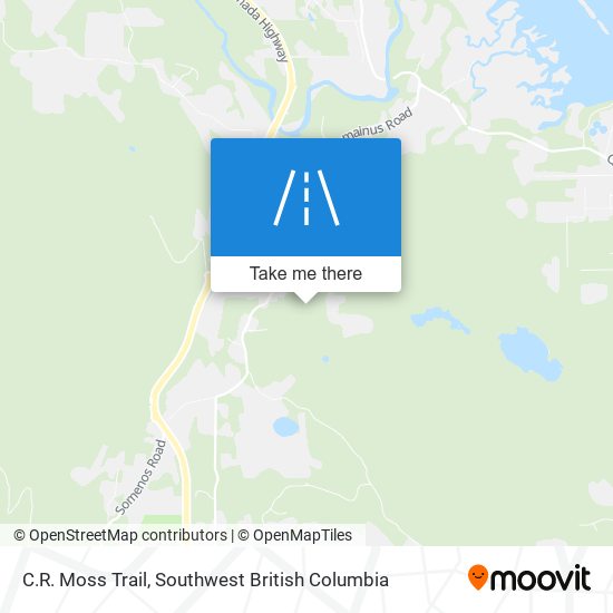 C.R. Moss Trail map