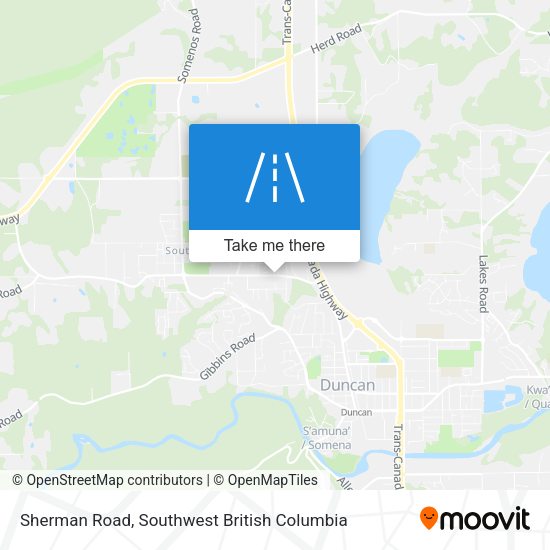 Sherman Road map