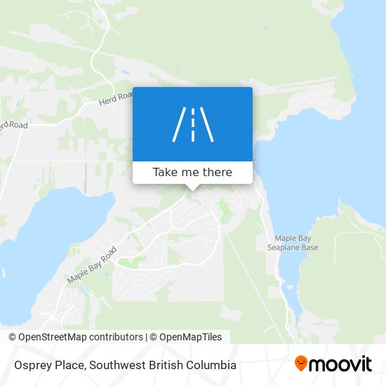 Osprey Place map