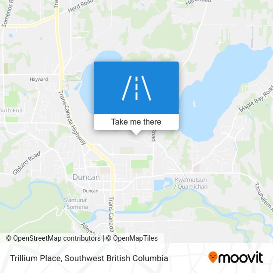 Trillium Place map