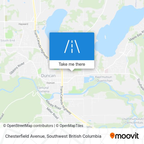 Chesterfield Avenue plan