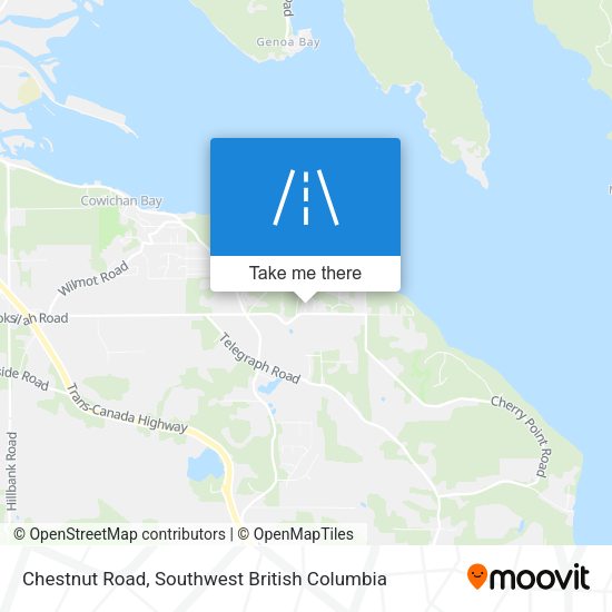 Chestnut Road map