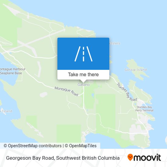 Georgeson Bay Road plan