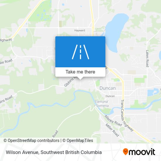 Wilson Avenue map