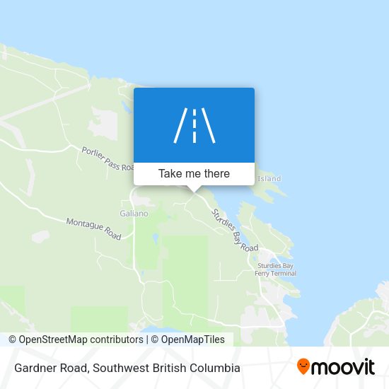 Gardner Road map