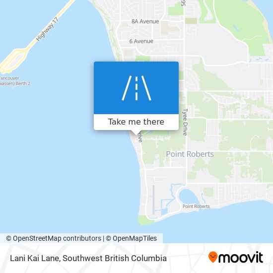 Lani Kai Lane map