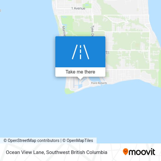 Ocean View Lane map