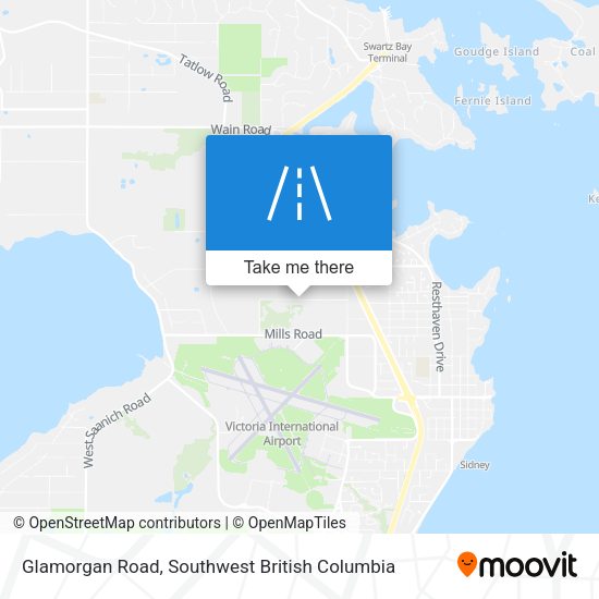 Glamorgan Road map