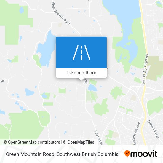 Green Mountain Road map
