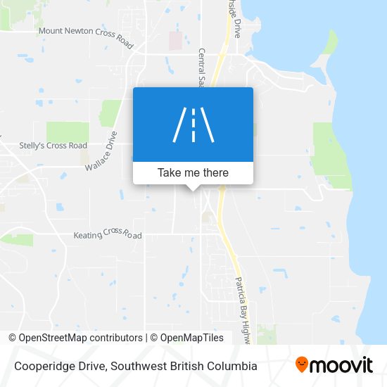 Cooperidge Drive map