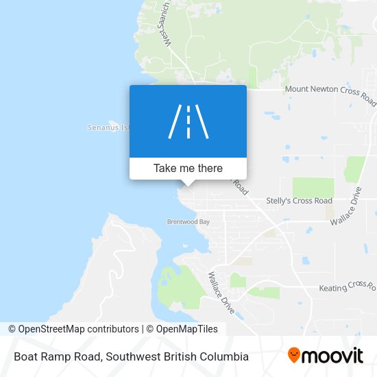 Boat Ramp Road map