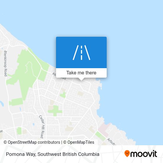 Pomona Way map