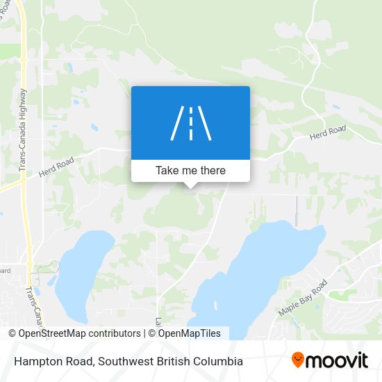 Hampton Road map