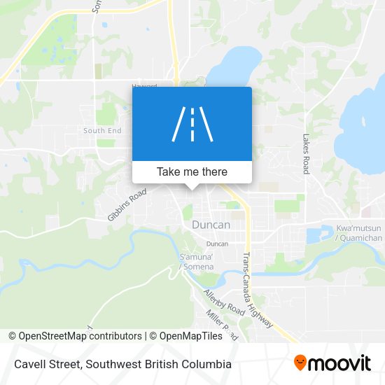 Cavell Street map