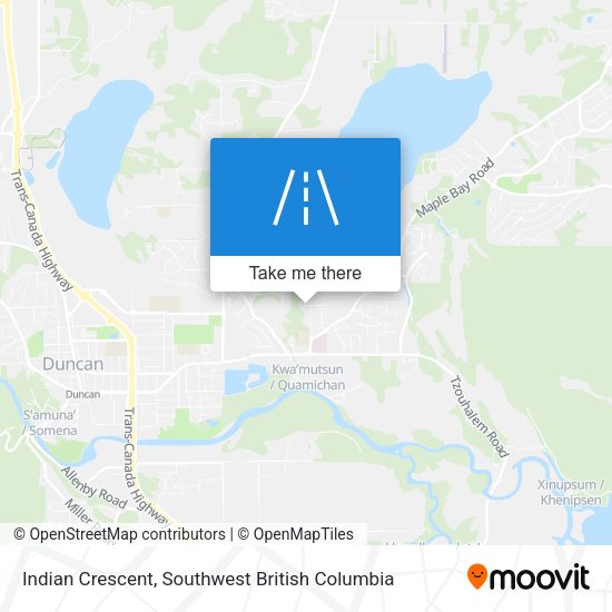 Indian Crescent map