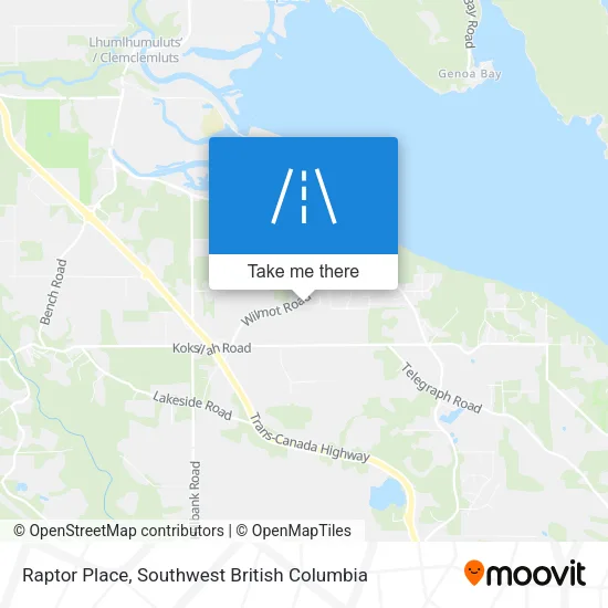 Raptor Place map