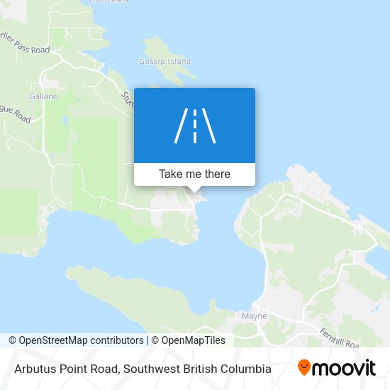 Arbutus Point Road plan