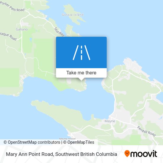Mary Ann Point Road plan