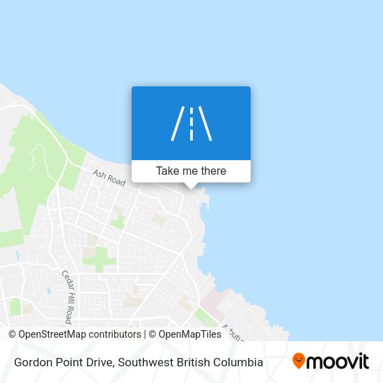 Gordon Point Drive map