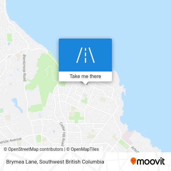Brymea Lane map