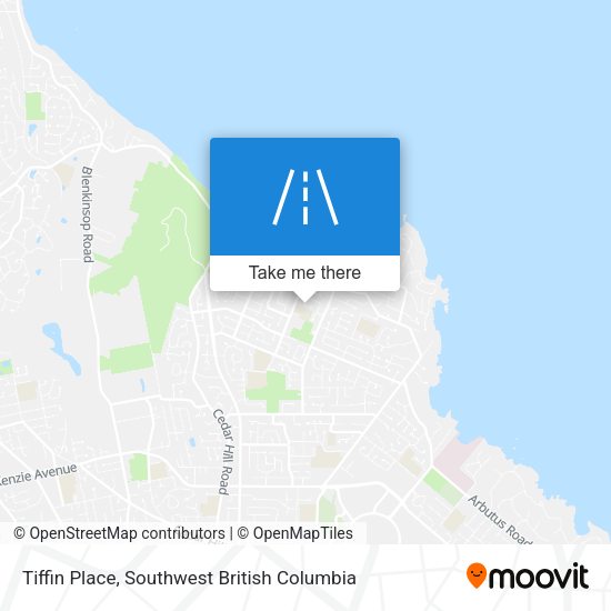 Tiffin Place map