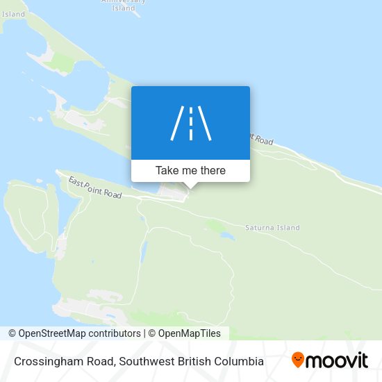 Crossingham Road map