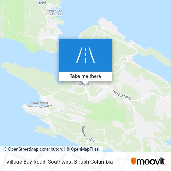 Village Bay Road plan