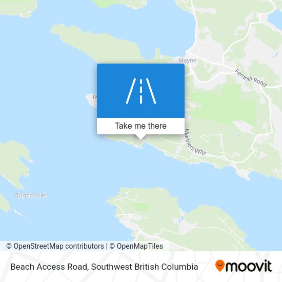 Beach Access Road map