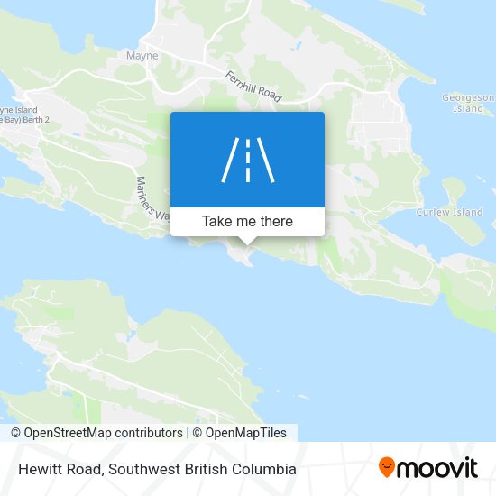 Hewitt Road map