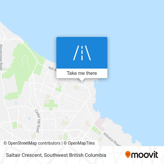 Saltair Crescent map