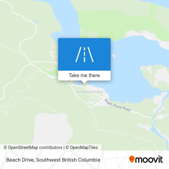 Beach Drive map
