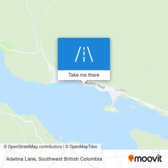 Adelina Lane map