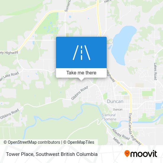 Tower Place map