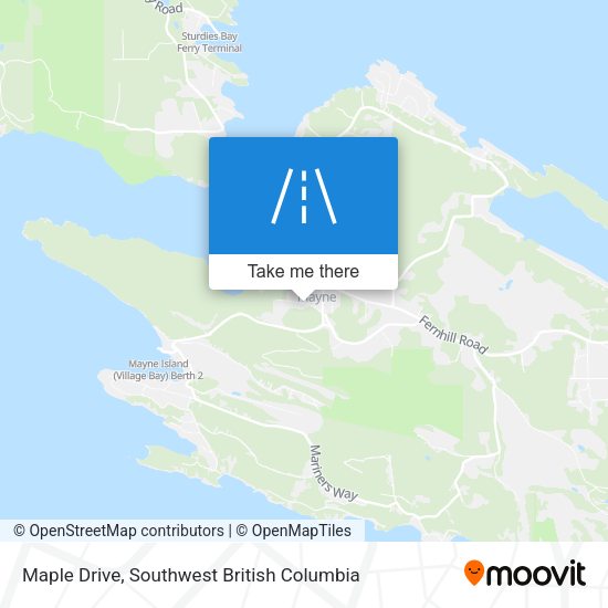 Maple Drive map