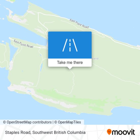 Staples Road map