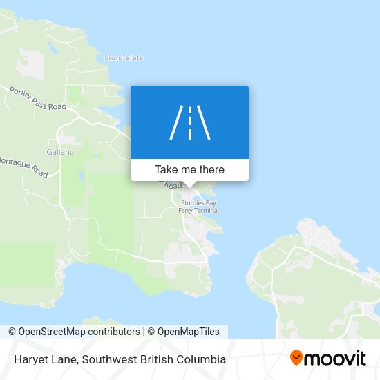 Haryet Lane map