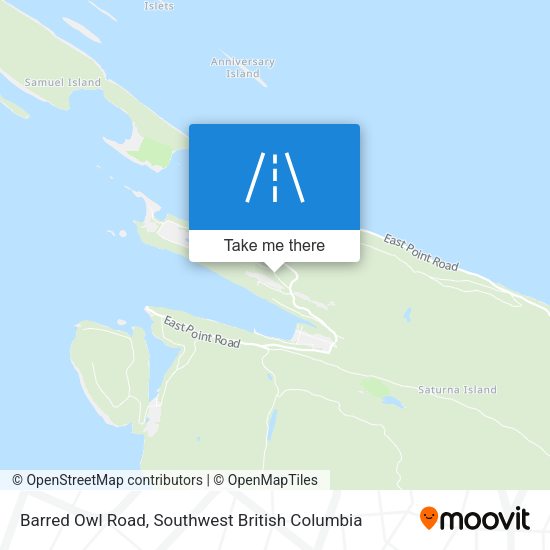 Barred Owl Road map