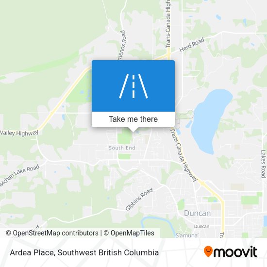 Ardea Place map