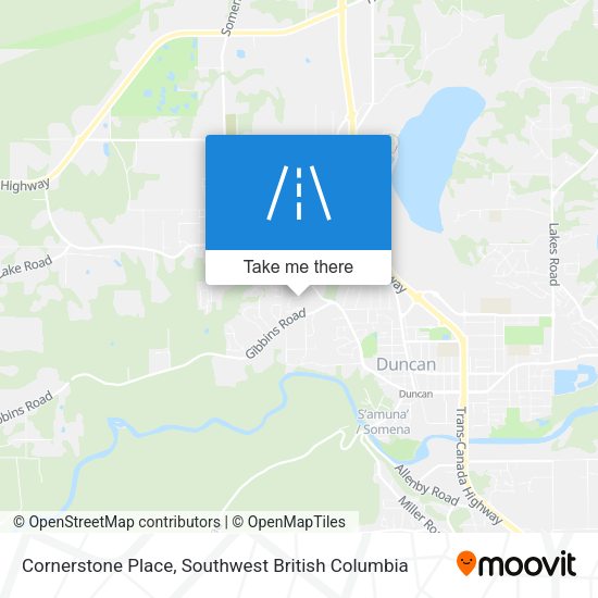 Cornerstone Place map