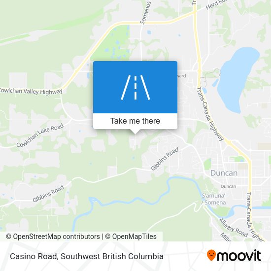 Casino Road map