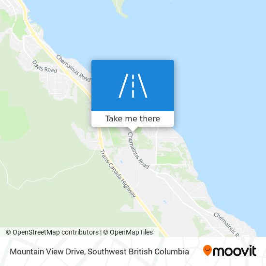 Mountain View Drive map