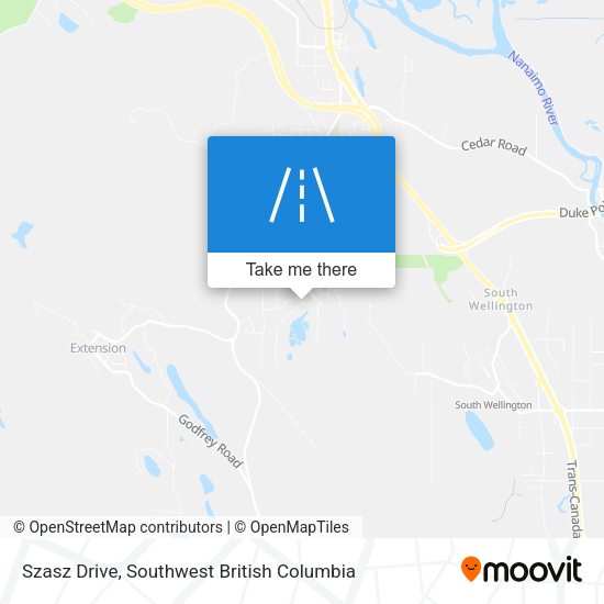 Szasz Drive map