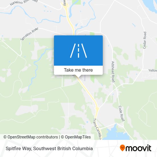 Spitfire Way map